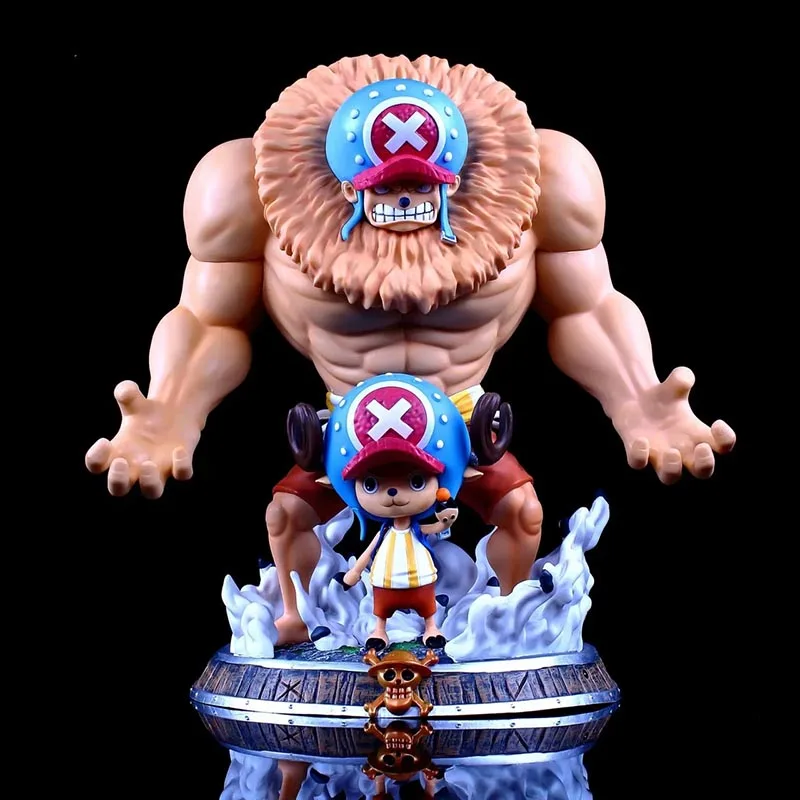 Kaufen 39cm Anime Figur Ein Stück Abbildung GK Tony Chopper Pvc Modell Sammlung Action Figure Über Größe Desktop-Dekoration Spielzeug Abbildung