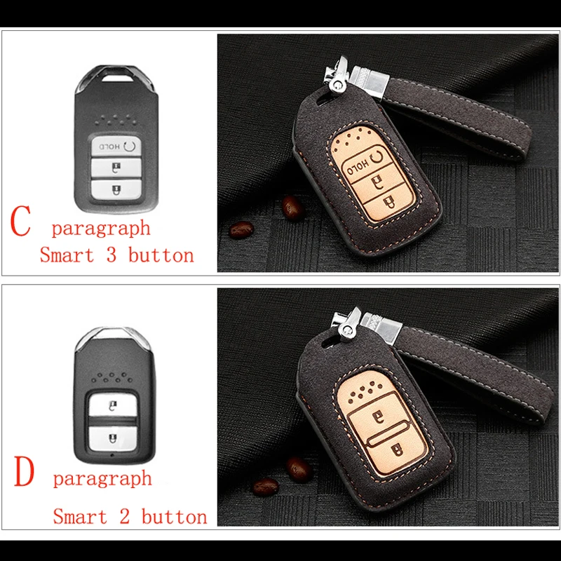 

Car Key Cover, for Honda Civic Ten Generation Accord URV Crown Road XRV Binzhi CRV British Poetry Car Key Cover Decoration