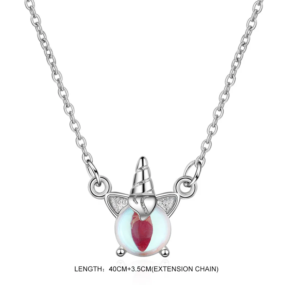 MEETSOFT посеребренное ожерелье с кулоном Минималистичная градиентная цепочка до