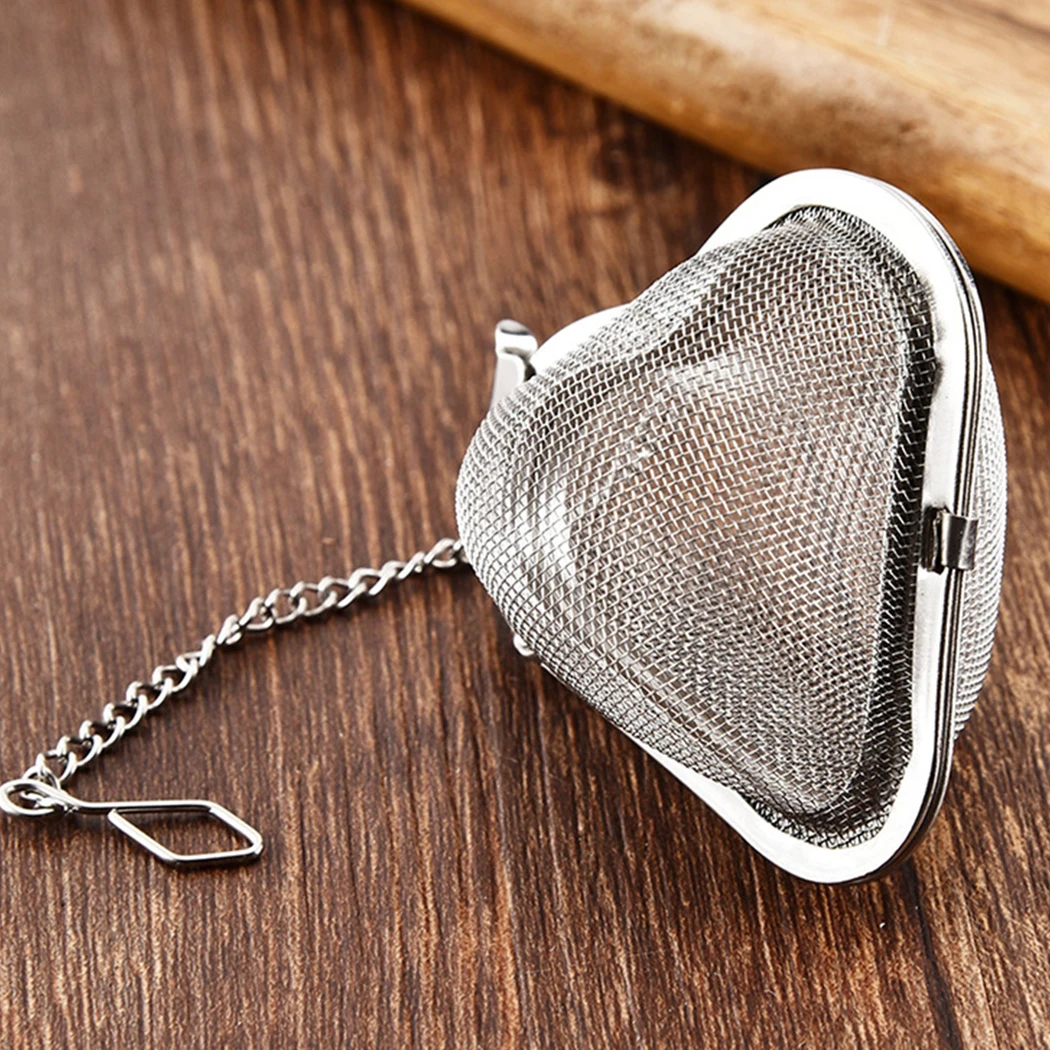 

Heart Shaped Tea Infuser Stainless Steel Tea Mesh Strainer Tea Interval Diffuser Tea Filter Strainers Kitchen Accessories