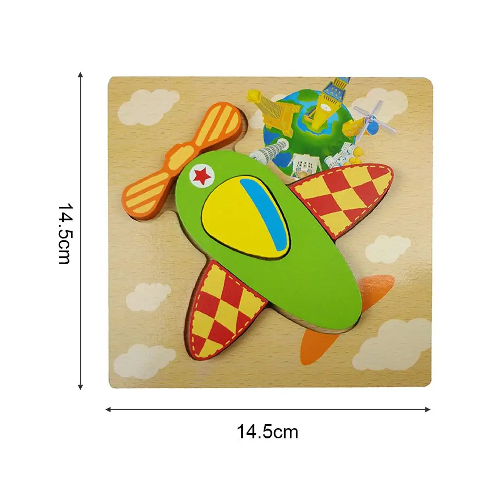 

Tangram 3D Puzzle Game Children's Animal Wooden Jigsaw Puzzle Early Educational Toys Desktop Assembled Building Block Toys