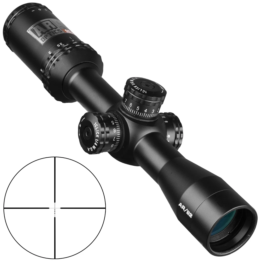 2-7X32 AR оптика Drop Zone-223 тактический прицел Riflescope с целевыми башенками охотничьи прицелы для снайперской винтовки