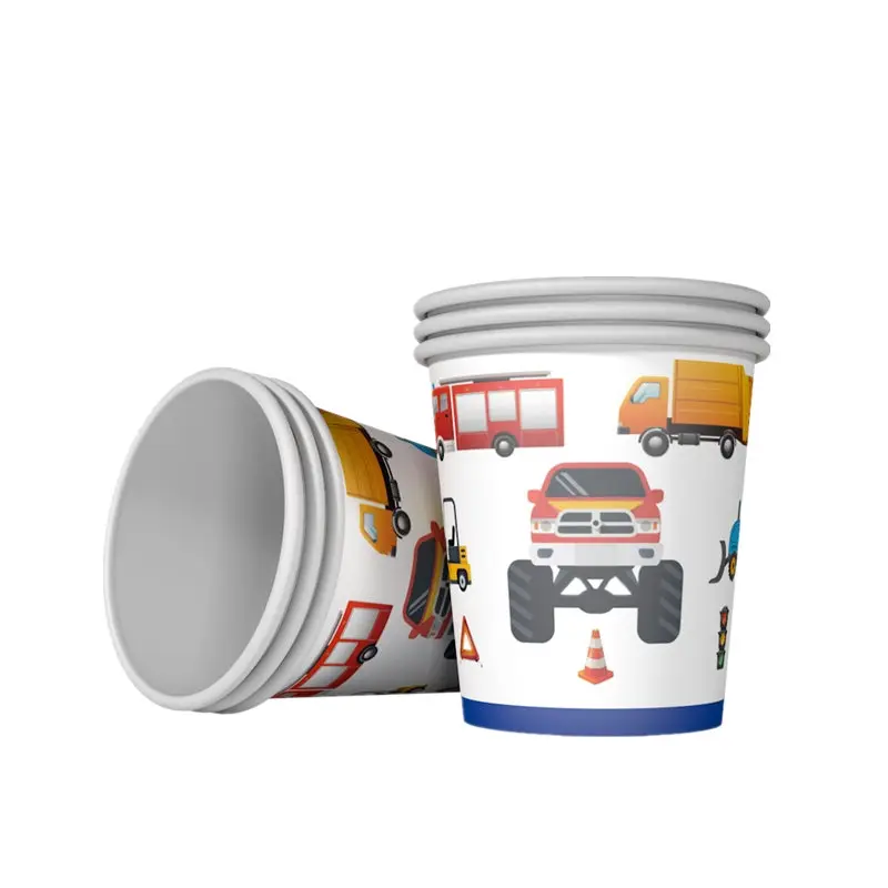 6 шт. Рамадан мультфильм автомобили Грузовики украшение для торта на день