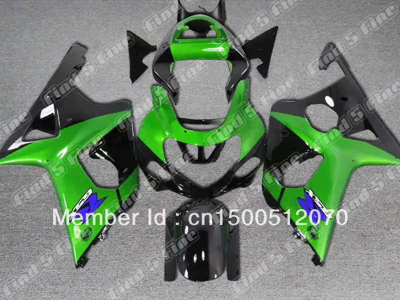 

green black for SUZUKI GSXR1000 00 01 02 GSX-R1000 00-02 GSX R1000 GSXR 1000 2000 2001 2002 2000-2002 ABS fairing kit