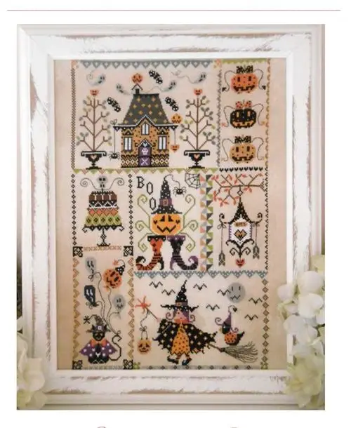 Хит продаж Набор для вышивки крестиком девочек на Хэллоуин простой мультяшный