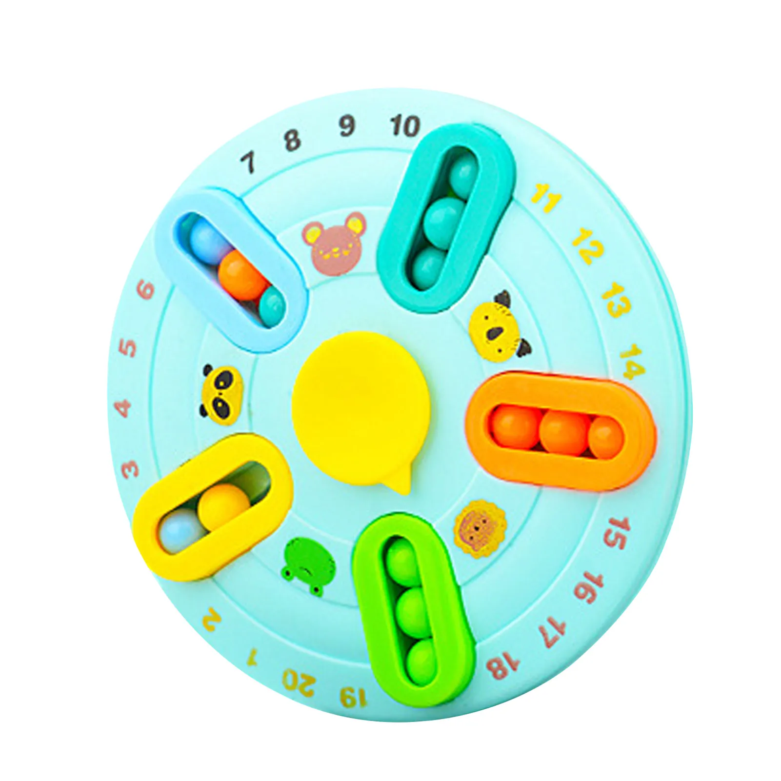 

Decompress Finger Spinning Ball Rotating Finger Puzzle Toy Children Beads Spinning Game Toy Sensory Toy Fingertip Spinning Top