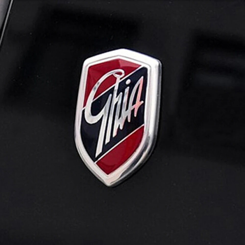 Автомобильная наклейка эмблемы GHIA боковые щитки логотипы с маркировкой для Ford