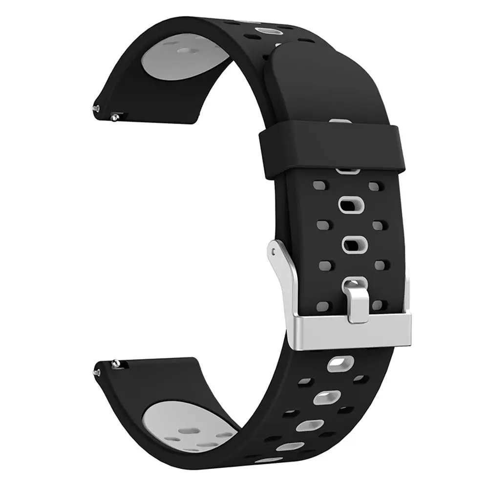 

Silicone Sport Adjustable Watchband Wrist Strap Easy Install Silica Gel Portability Flexibility for Samsung Galaxy Watch Active