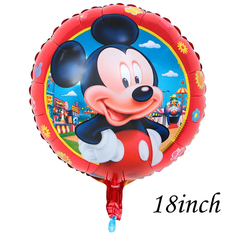 1pc 18inch 112 см гигантский Микки Минни Маус фольгированный шар мультфильм день рождения украшения дети ребенок душ вечерние игрушки - Цвет: 1pc 18inch