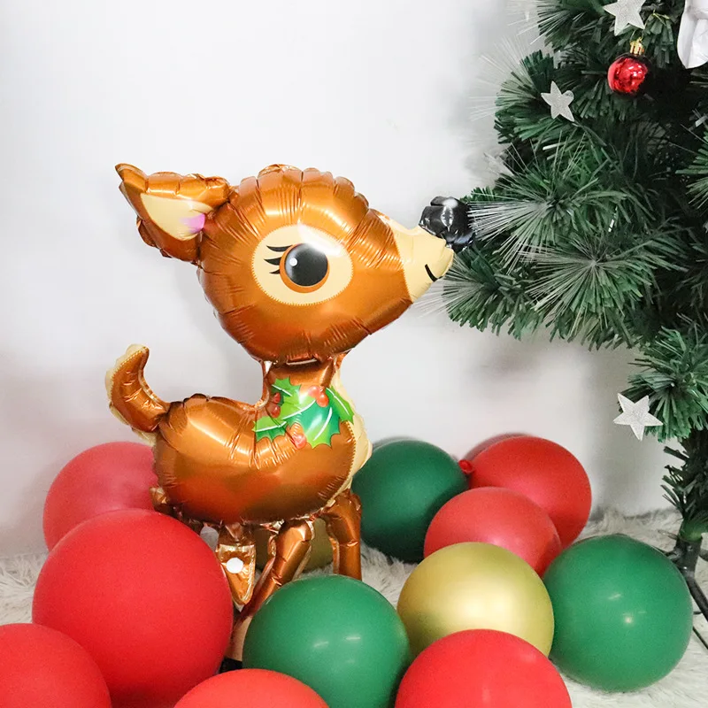 2022 Christmas Decoration Balloon Set Holiday New Year Party Dinner Background Wall Aluminum Film |