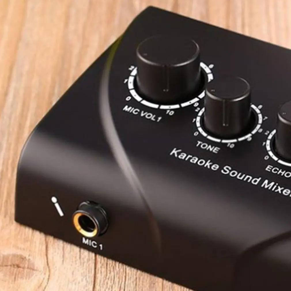 Караоке реверберации микрофон усилитель эффект передний компьютер K песня