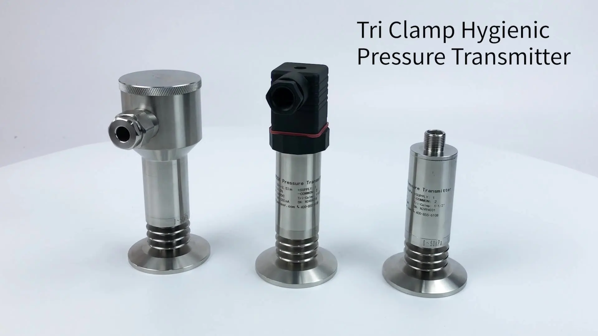 

Diaphragm pressure transmitter High temperature resistant flat film pressure sensor for Viscous liquid pressure monitoring RS485