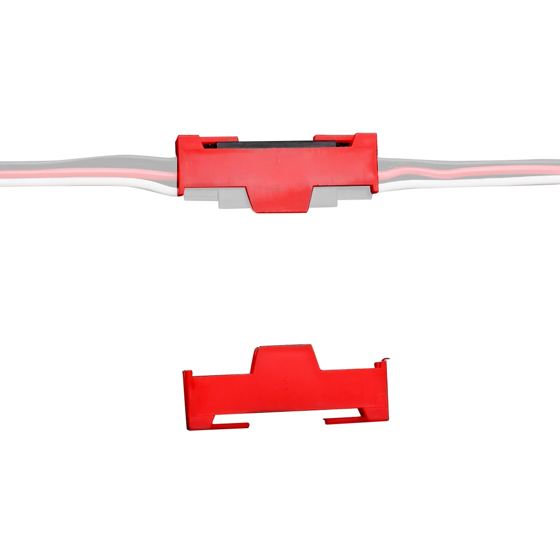 

50Pcs Servo Extension Cable Buckle Clip Flight Controll Cords Fastener Jointer Plugs Fixed Holder for RC Airplane Helicopter