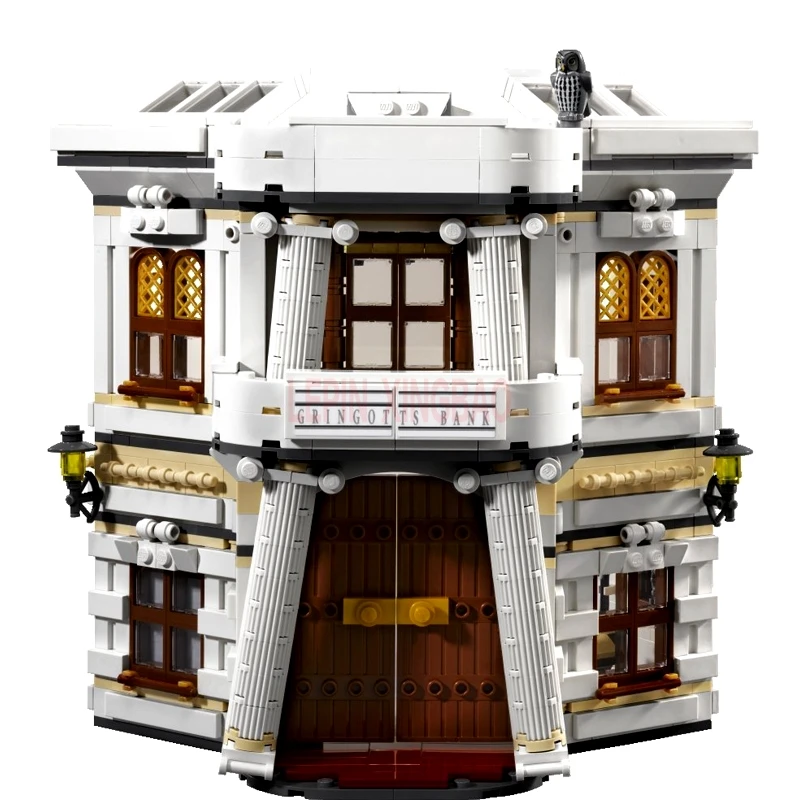 В наличии LP 16012 MOC наборы фильмов Diagon Alley набор строительных блоков Кирпичи в сборе