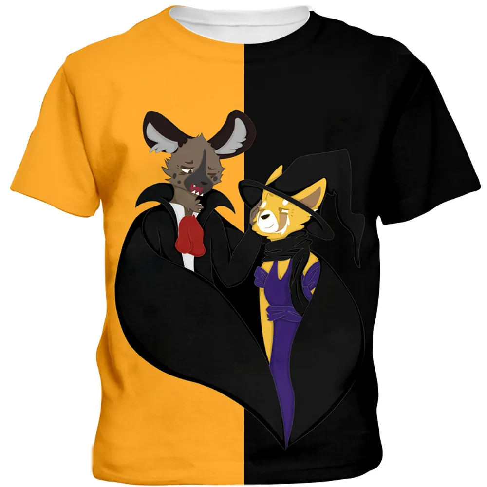 

Summer Men's 3D Anime T-shirt Harajuku Animation Sports Shirt Men's and Women's Shirt Fitness Casual Street Clothing Loose Top