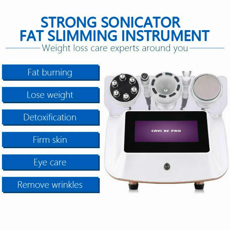 

Best Result 5 In 1 Newest Spa Non-Invasive Vacuum Cavitation Facial Liposuction Machine Facial CareSlimming Beauty Equipment