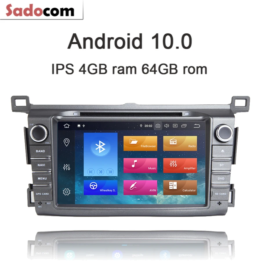 8 &quotIPS 2 din Android 10 0 автомобильный dvd-плеер ядер 64 Гб ROM 4 RAM DSP GDS Авторадио Bluetooth для Toyota