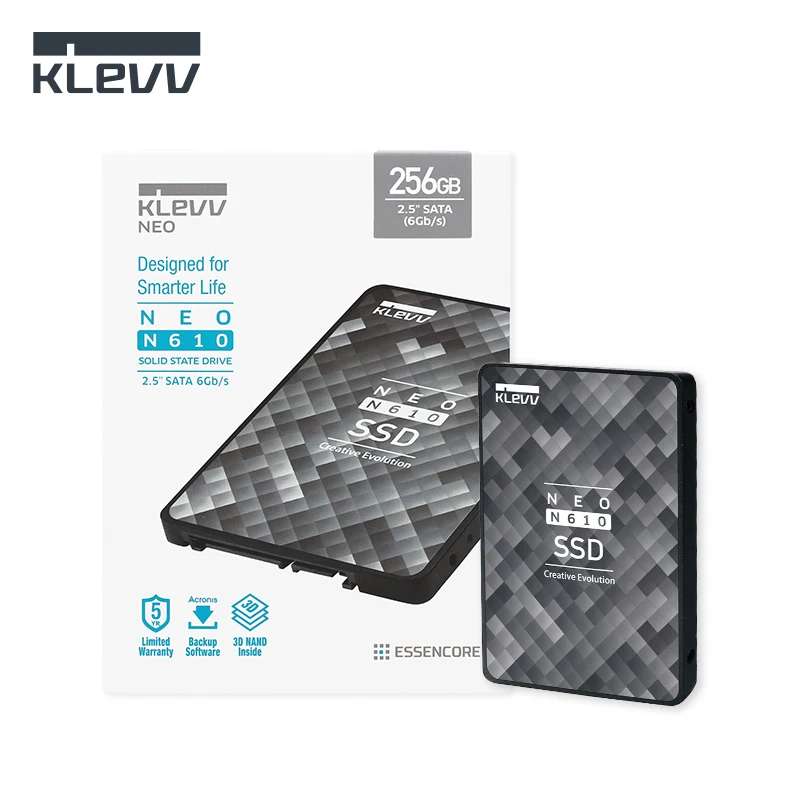 

SSD-накопитель KLevv NEO N610, 256 ГБ, 512 ГБ, 2,5 дюйма, SATA 6