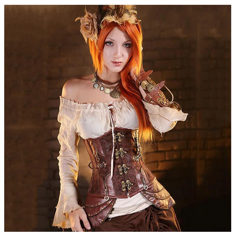 

Женский костюм принцессы средневековой эпохи Возрождения винтажный Готический рыцарский корсет Хэллоуин для взрослых пиратский косплей с...