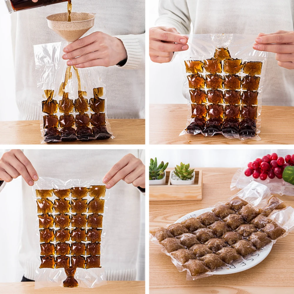 Одноразовые мешки для льда форма летняя инструмент самостоятельного