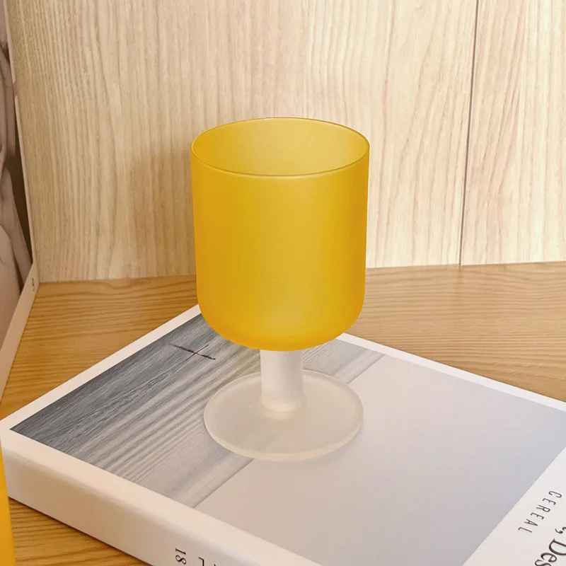 

2 шт. ретро матовый хрустальный стакан креативный бокал для вина домашняя кофейная чашка бокал для барной вечерние НКИ коктейля стеклянные ...