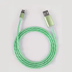 For iPhone green Cafele type C USB кабель 2.1A микро-строка данных для Xiaomi Mi8 Mi9 Note IPhonex Xs Max Red Rice Hua Wei samsung OPPO VIVO оборудование - Цвет: For iPhone green