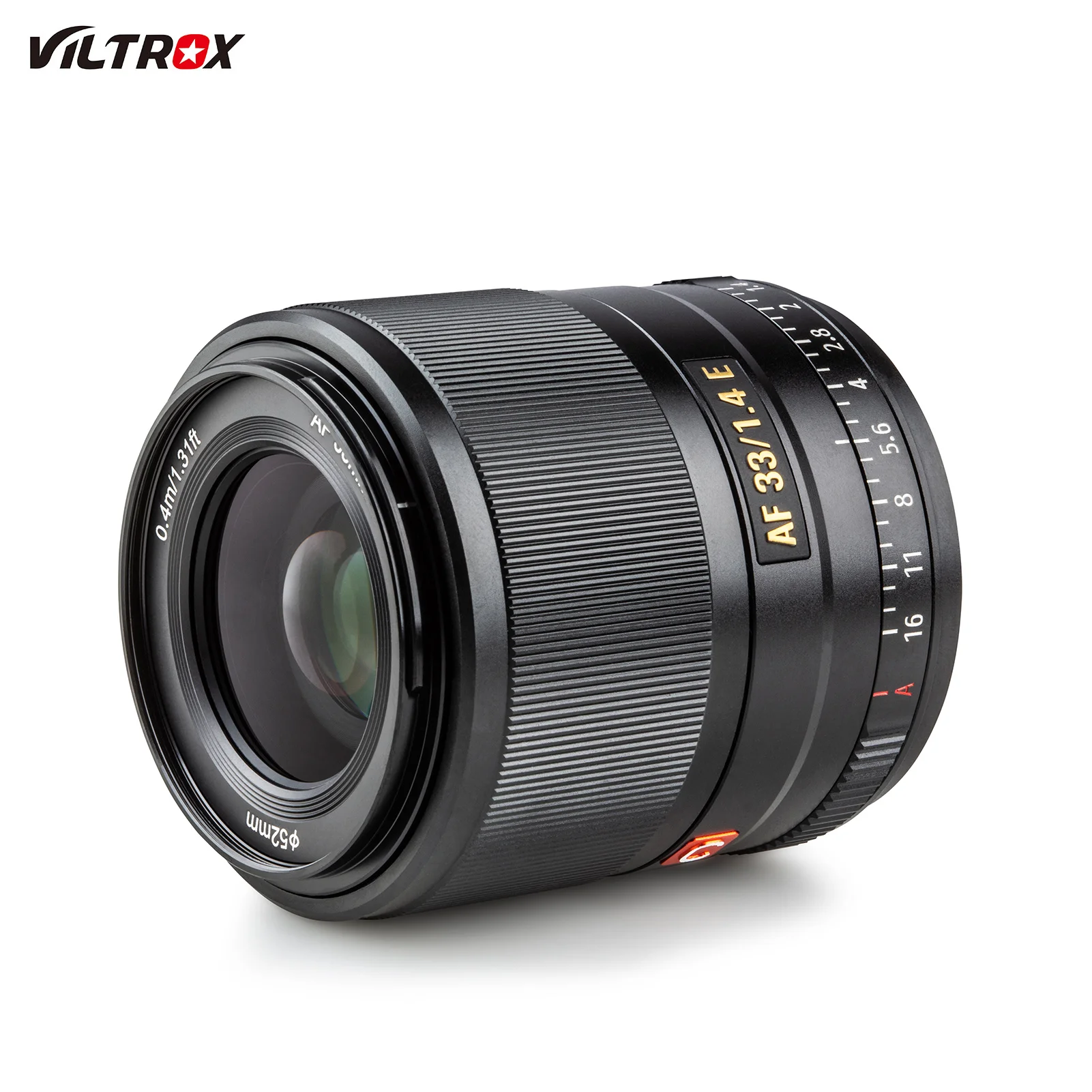 

Viltrox AF33/1.4E 33mm Auto Focus Camera Lens F/1.4-16 APS-C 9 Groups 10 Blades STM Focus Motor for Sony E-mount A6000-A6600