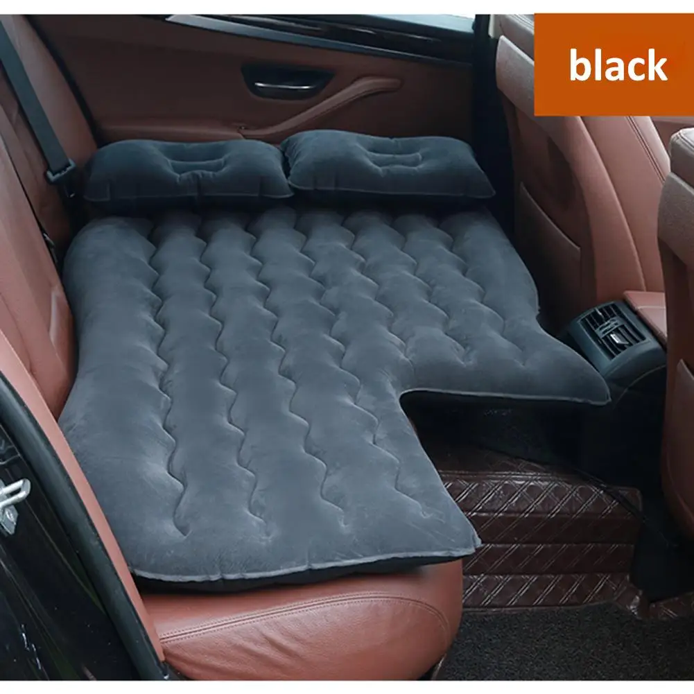 Надувной автомобильный надувной матрас с насосом портативный для путешествий