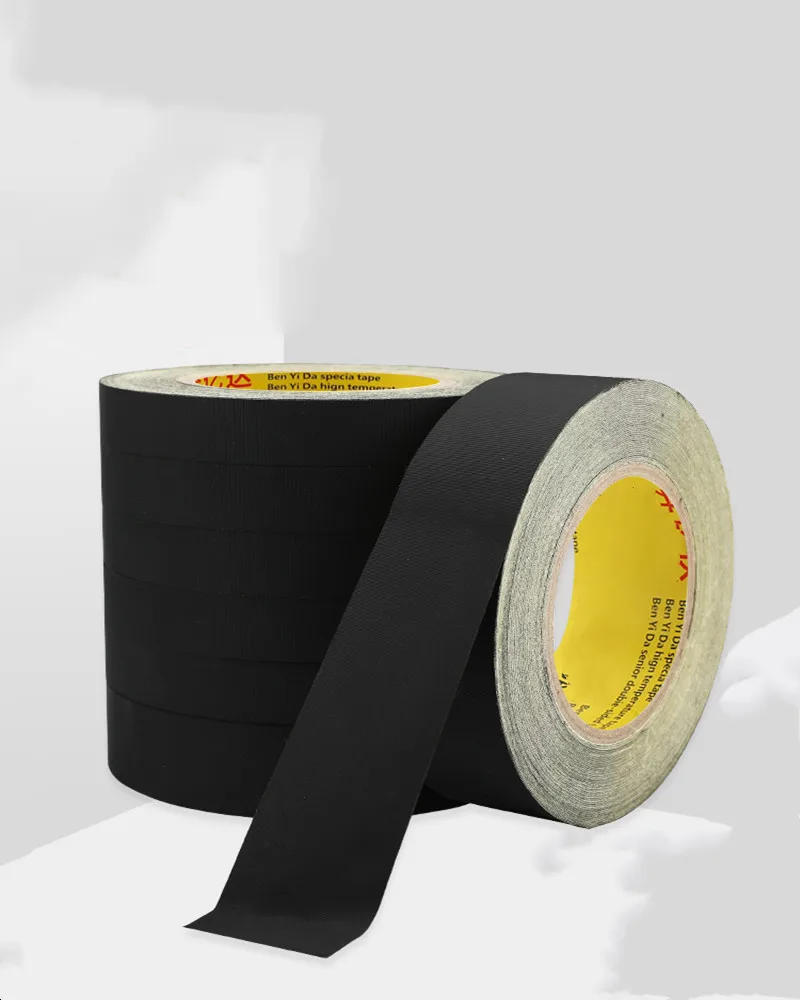 1 шт. чёрная ацетатная ткань 8-20 мм 30 м | Строительство и ремонт