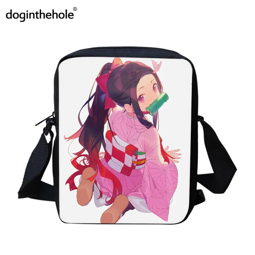 

Doginthehole High Popularity Anime Demon Slayer Messenger Bags Women Trendy Crossbody Bag Cute Nezuko Cozy Casual Small Satchel