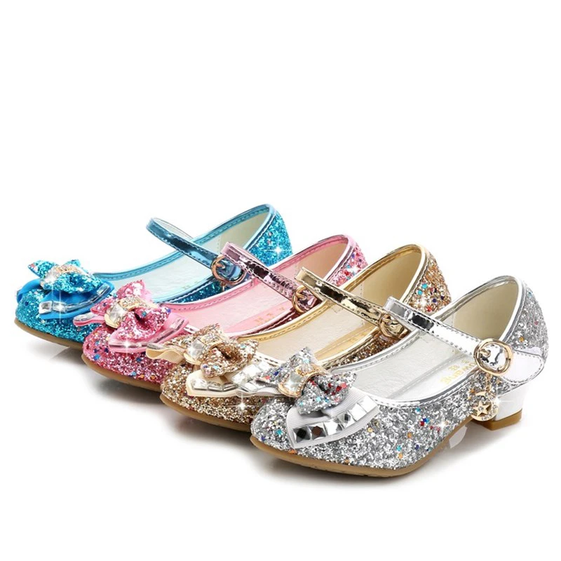 boy sandals fashion Princess Girls Party Shoes Children Sandals Colorful Sequins High Heels Shoes Girls Sandals Peep Toe Summer Kids Shoes CSH813 bata children's sandals