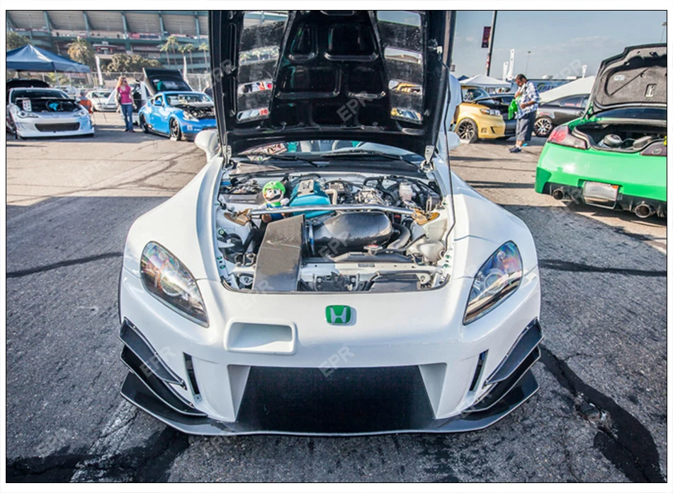 Впускной воздуховод из углеродного волокна для Honda S2000 AP1 JS Racing Air Tunnel& Air Box Vent Body Kit тюнинг отделка для S2000 гоночной части
