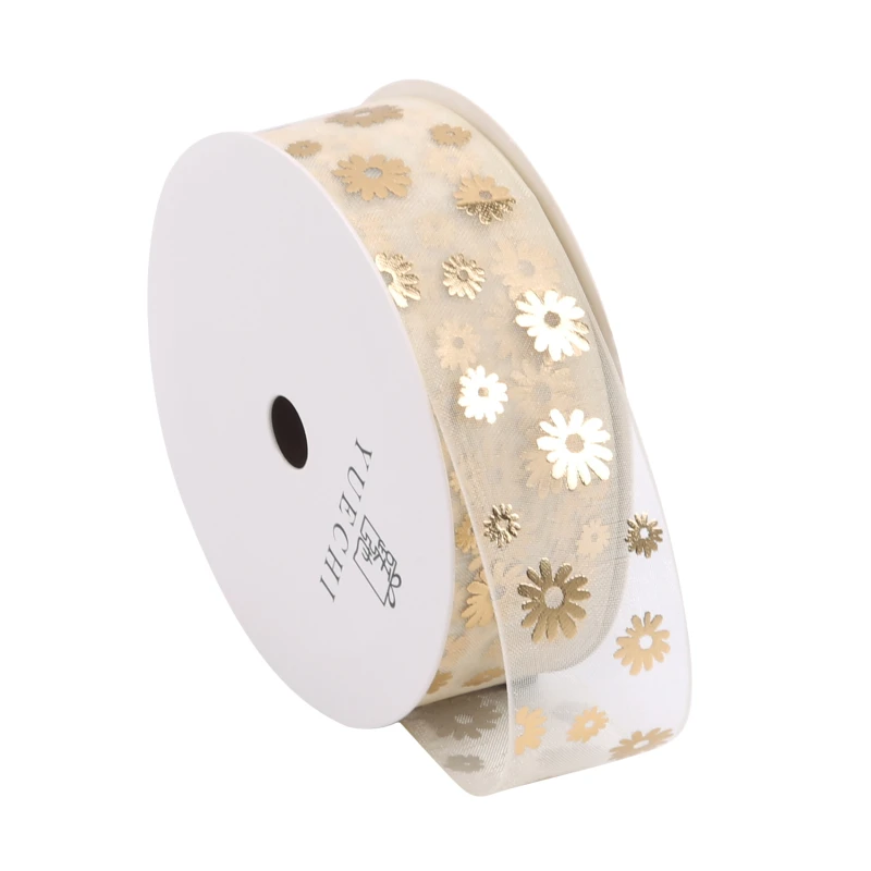 Атласные атласные ленты для рукоделия, изготовления волосатых луков и цветов, упаковки подарков, украшения, печатных атласных лент, свадебного рождественского вечера.