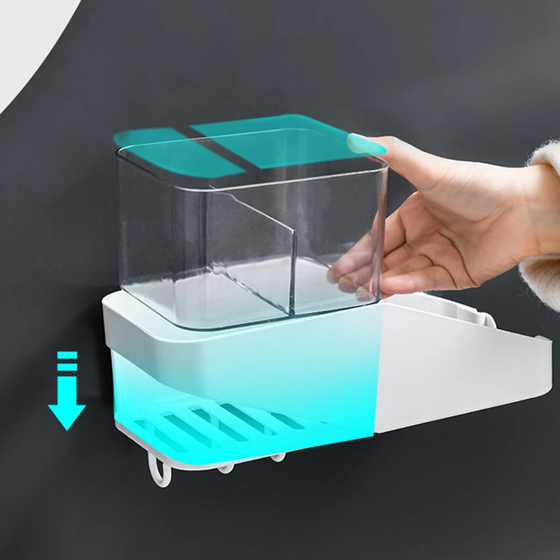 Многофункциональная полка-органайзер для ванной комнаты полка хранения шампуня