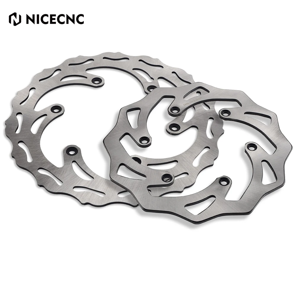 NICECNC Front Rear Brake Disc Rotor For GAS GAS GASGAS EX EC MC 125 150 200 250 300 250F 350F 450F F 2021 2022 Motorcycle Parts