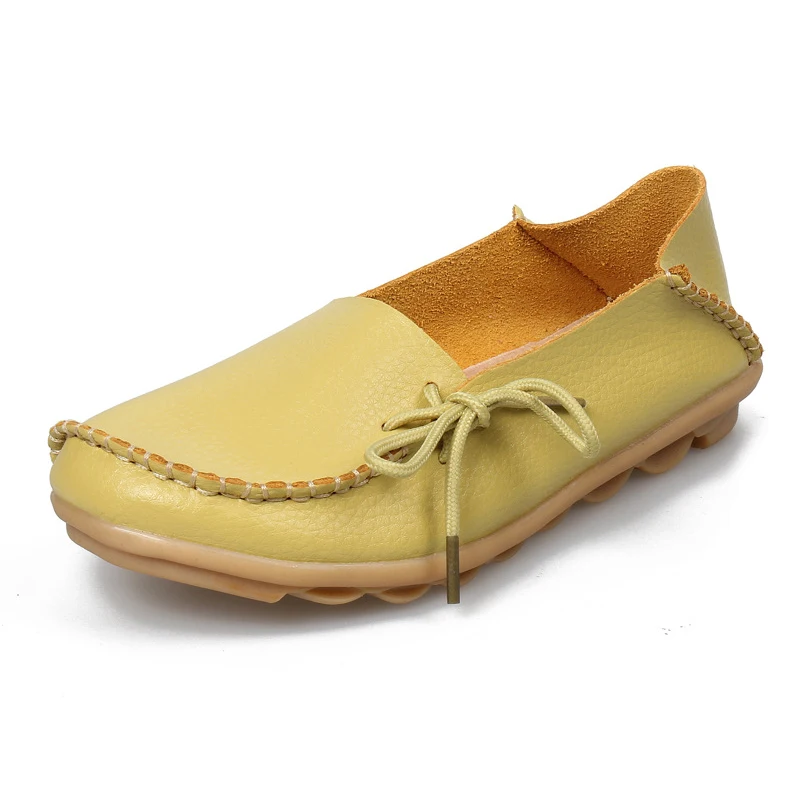 Женская обувь из натуральной кожи Мокасины Лоферы для мам Мягкая отдыха на