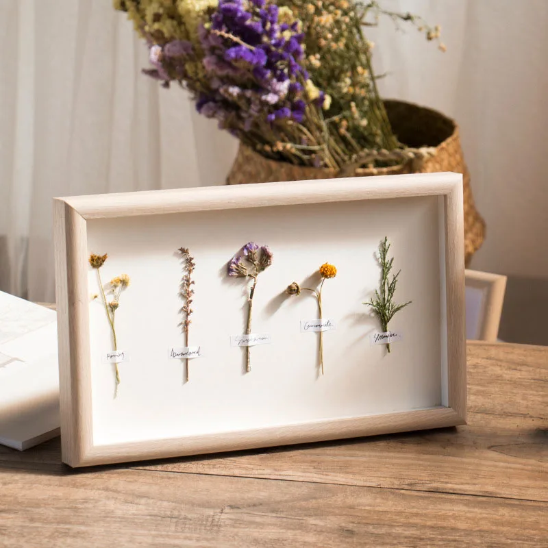 6/7 дюймовая стойка для образцов рамка фотографий из МДФ с отделкой под дерево