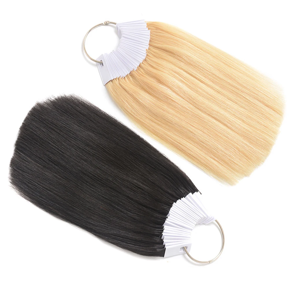 Ring For Human Hair Extensions And Salon Hair Dyeing Practice Sample Can Dye Any Color