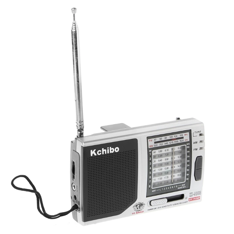 KK 9803 FM/MW/SW1 8 полный 10 диапазонный Высокочувствительный радиоприемник со складной