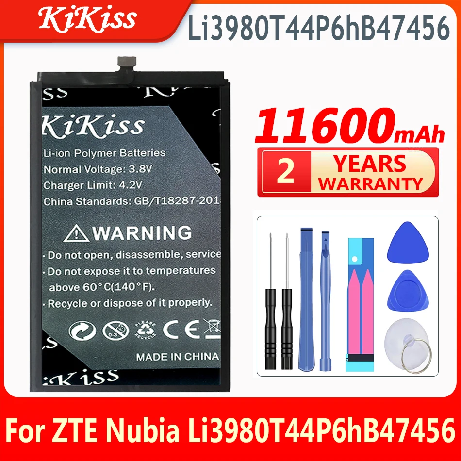 

8000mAh li3980t44P6hB47456 KiKiss Сменный аккумулятор для ZTE Nubia li3980t44P6hB47456