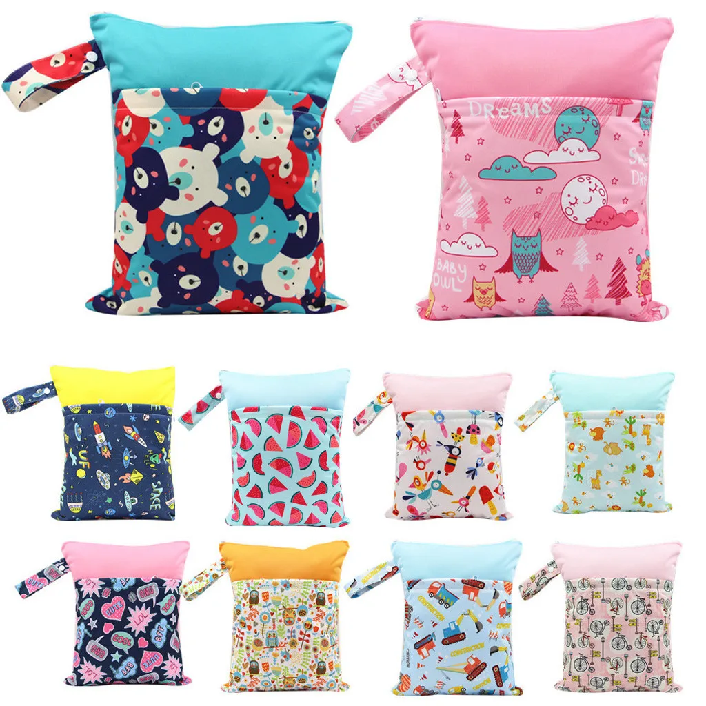 2020 водонепроницаемые Многоразовые Тканевые сумки для детских подгузников