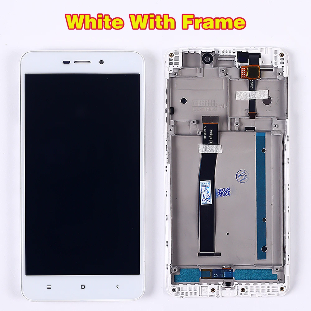 Качество AAA для Xiaomi Redmi 4A ЖК-дисплей 5 0 дюймов 1280*720 дигитайзер в сборе рамка с