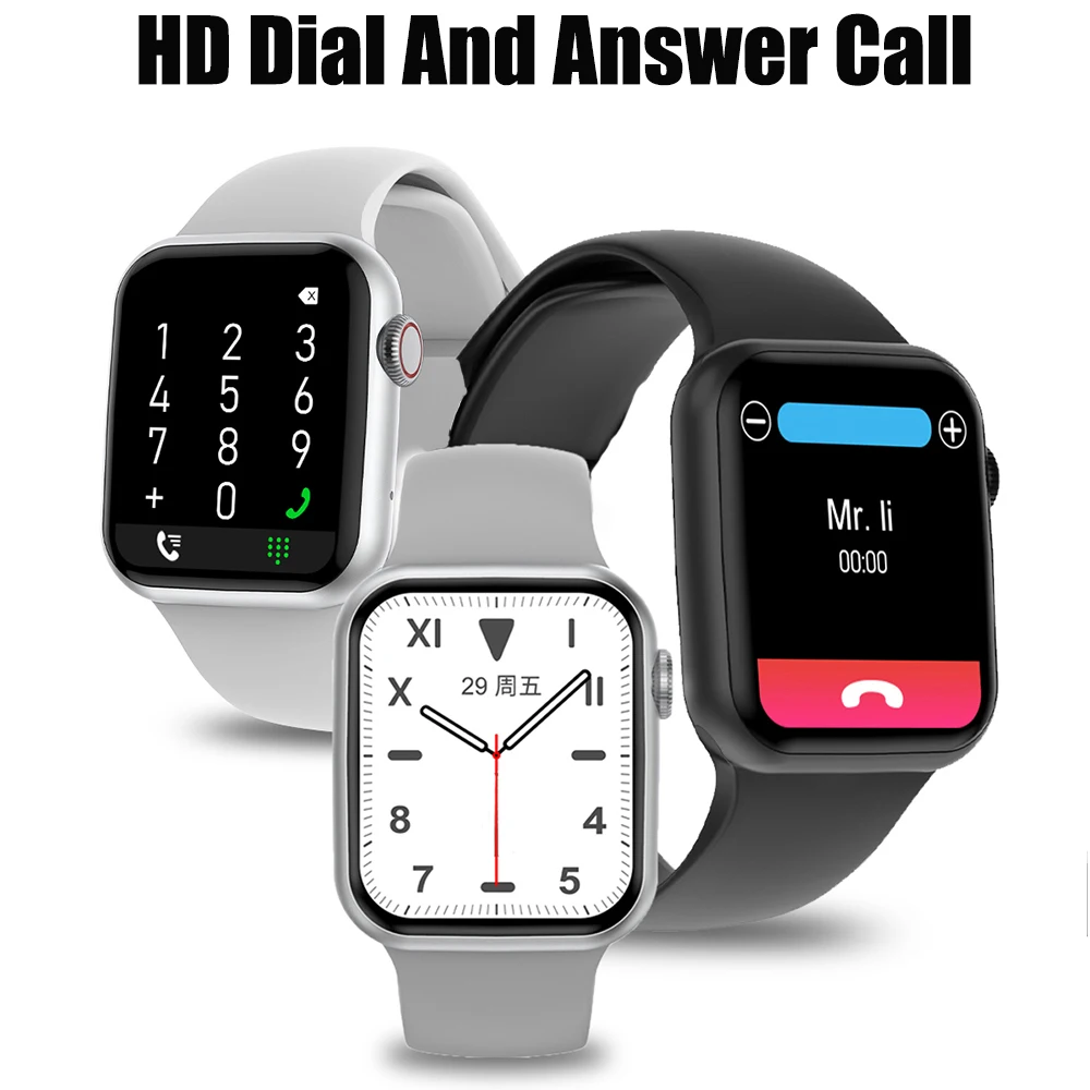 chycet 2021 iwo smart watch ecg heart rate monitor sports smartwatch men women dialanswer call watches for ios android pk hw22 free global shipping