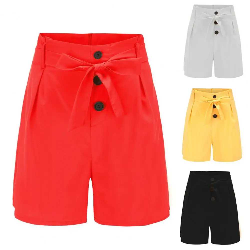 

Beach Shorts Buttons Easy to Match Lightweight Female Sexy Skinny Short Pants for Exercise 2021