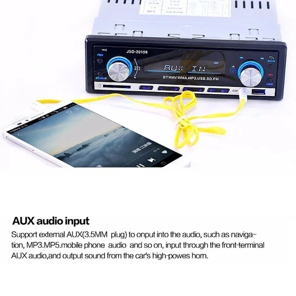 Автомагнитола DC 12 В Bluetooth MP3 плеер Авто Аудио Стерео FM приемник USB для автомобиля