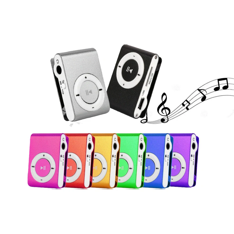 Мини USB клип MP3 плеер поддерживает 32 Гб используйте FM Радио Видео для