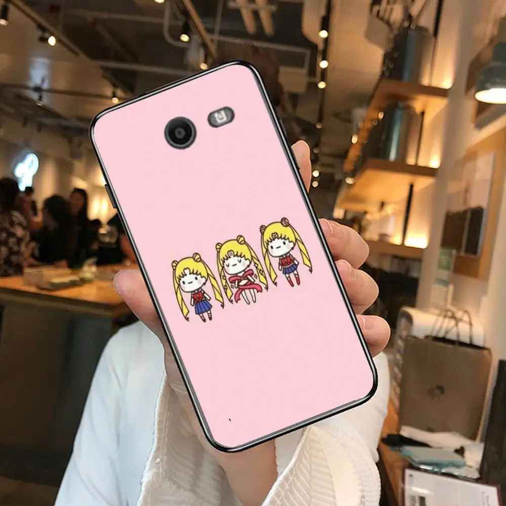 

Girl Warrior Anime Phone Case Hull For Samsung Galaxy J 4 3 5 6 7 8 EU 2018 Plus 2017 Black Shell Art Cell Cover TPU