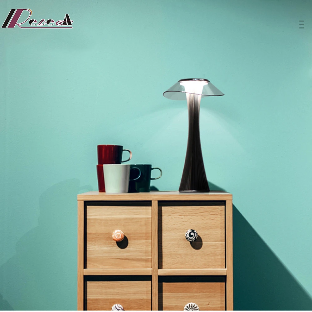 Тонкие прикроватные настольные лампы Защита глаз USB зарядка умный сенсорный