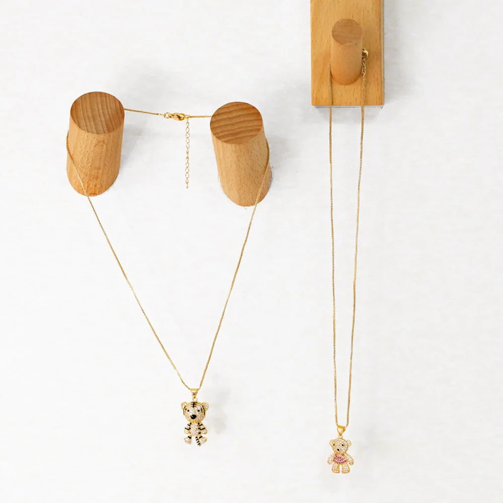 Ожерелье со знаками Зодиака милое и Крутое ожерелье-цепочка милый медведь тигр