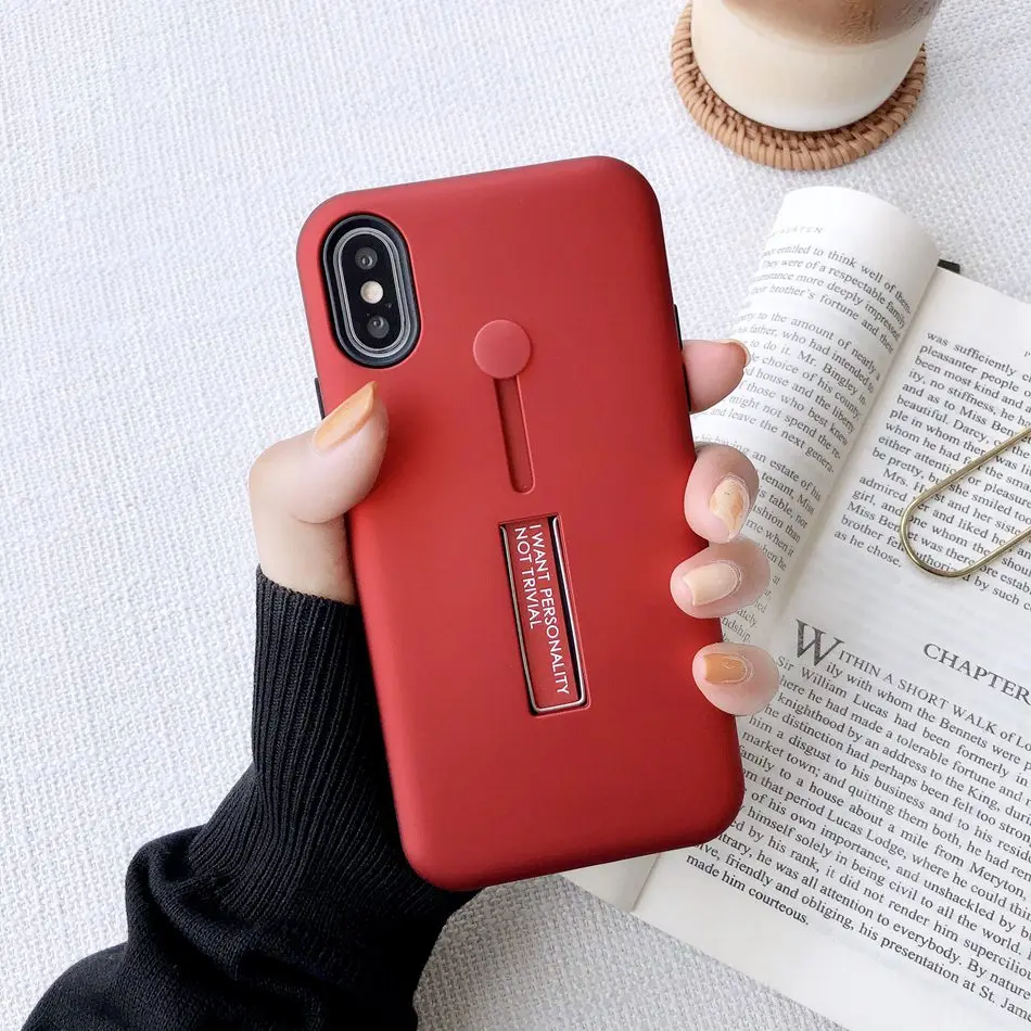 Чехол Floop для iPhone 11 7 Plus XR X XS Pro Max чехол телефона с петлей на палец модный защитный